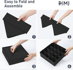 Joyoldelf Sock Drawer Organizer Divider 4 Packs Underwear Organizer, 2 x 24 - Image 7