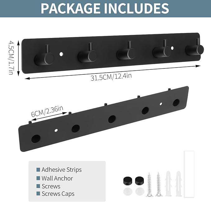 Coat Rack Wall Mount - Image 2
