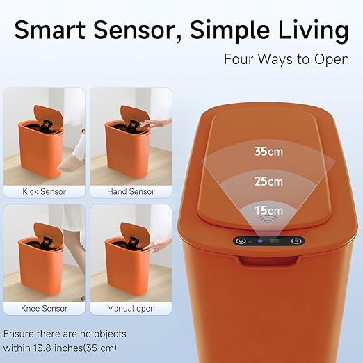 TIPGO Automatic Motion Sensor Bathroom Trash Can - Image 5