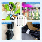 Silicone Cable Organizer Management, Reusable Cable Ties, Cord Holder Charger - Image 4