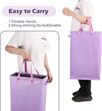 Odonata Slim Laundry Hamper Handles Collapsible Laundry Basket Thin Dirty - Image 6
