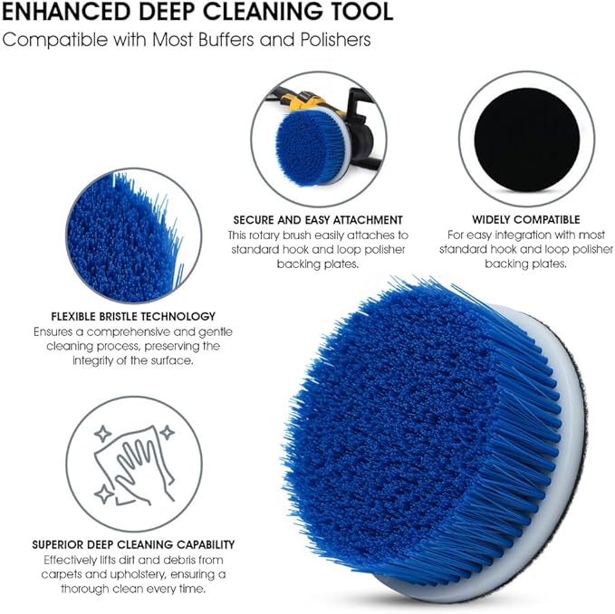 Nanoskin 5" Carpet & Upholstery Rotary Brush - Image 2