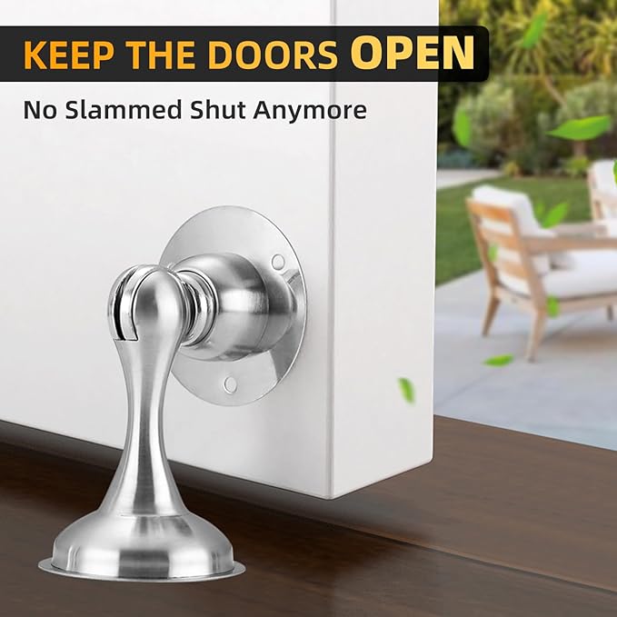6 Pack Magnetic Door Stop No Drilling Door Stop - Image 5