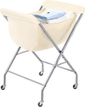 ELYKEN Laundry Cart with Wheels, 33”H Easy Rolling Laundry Hamper with by ELYKEN
