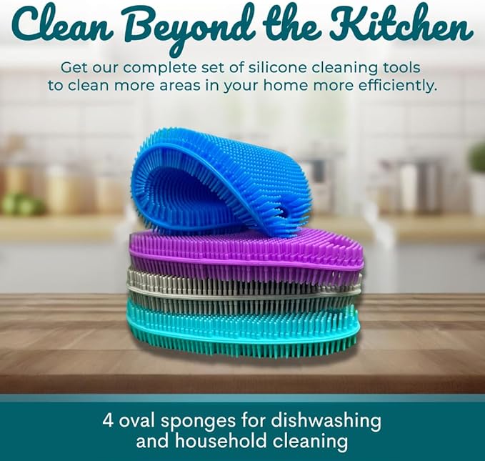 Food Grade Silicone Dish Scrubber - Image 4