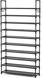 VTRIN 10 Tier Shoe Rack Tall Large Capacity 50 Pair Wide Shoe Organizer - Image 9