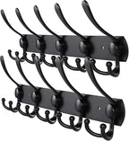 Coat Rack Wall Mounted, 5 Tri Stainless Steel Coat Hook by YUNISS
