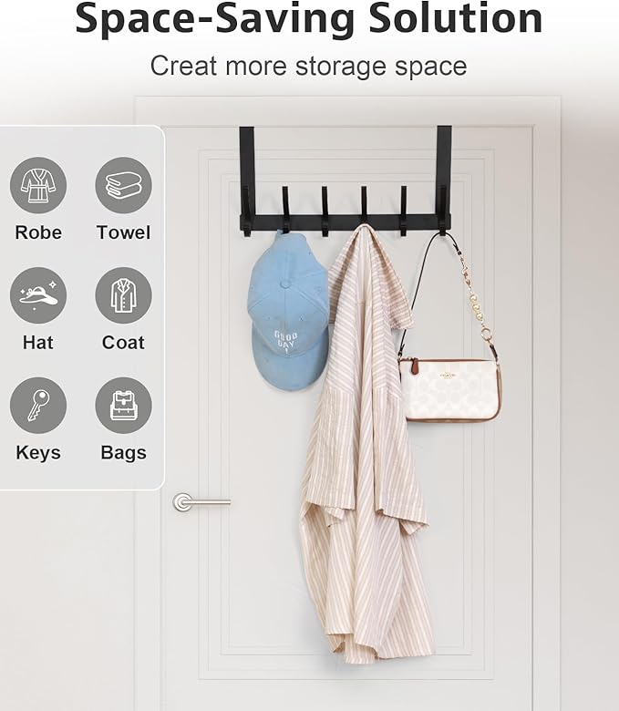 Over The Door Hooks, Door Hanger Hooks - Image 5