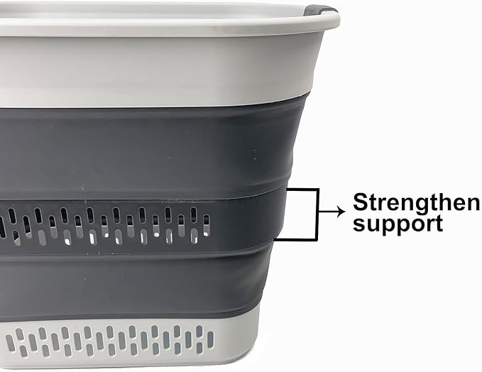 SAMMART 40L Collapsible Plastic Laundry Basket - Image 5
