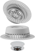 Shower Drain Hair Catcher, Bathtub Drain Cover Hair Trap Strainer Upgraded by Aojuxix