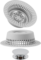 Shower Drain Hair Catcher, Bathtub Drain Cover Hair Trap Strainer Upgraded by Aojuxix