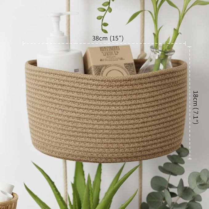 Over the Door Organizer, 3-Tier Hanging Storage Basket - Image 2