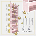 HOMELUX THEORY UPGRADED 6 Tiers Over The Door Organizer Hanging - Image 2