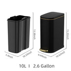 2.6 Gallon Slim Bathroom Trash Can - Image 5