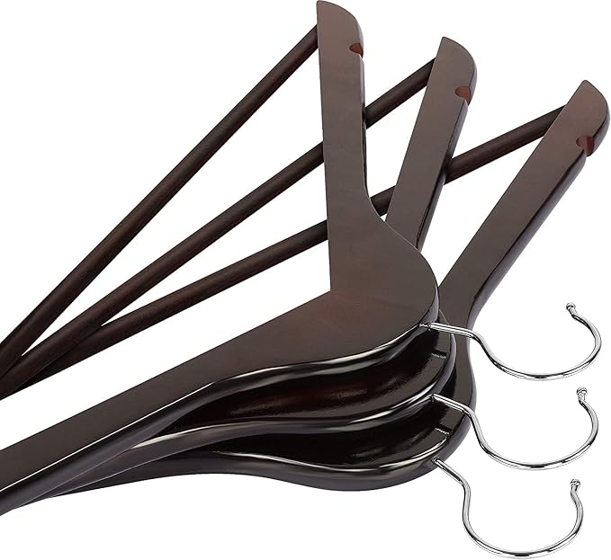 Utopia Home Premium Wooden Hangers 30 Pack - Image 6