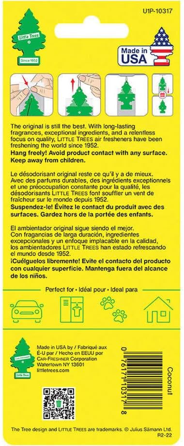LITTLE TREES Car Air Freshener | Hanging Paper Tree - Image 4