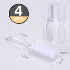 Yebeauty Nail Brush Fingernail Cleaner, Pedicure Nail Scrubber - Image 3