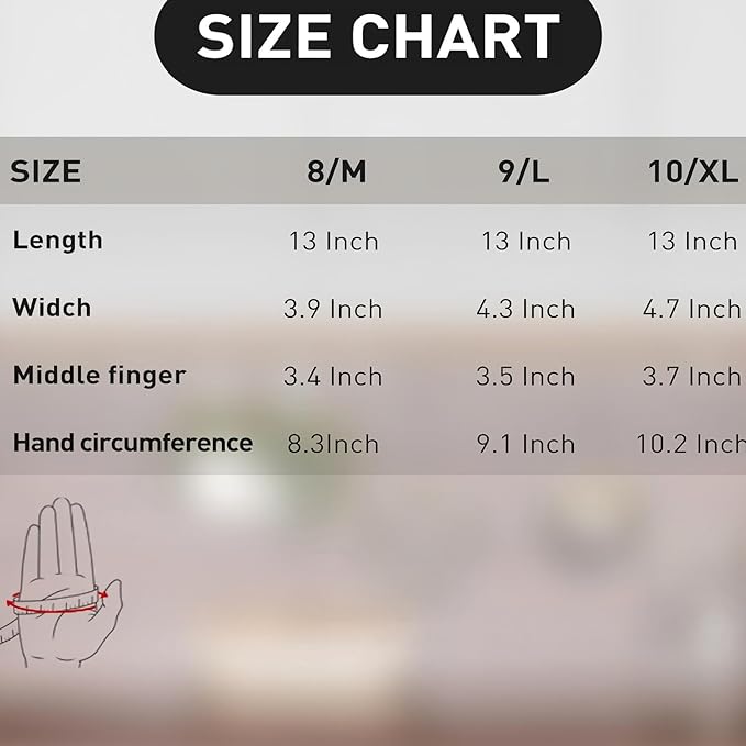 HANDLANDY Chemical Gloves, Heavy Duty Cleaning Gloves - Image 7
