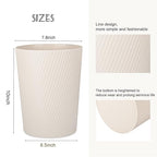 UUJOLY Small Trash Can Wastebasket Garbage Can Container Bins - Image 2