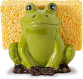 Frog Sponge Holder for Kitchen Sink Cute Kitchen Sponge Holder Ceramic Kitchen by dgudgu