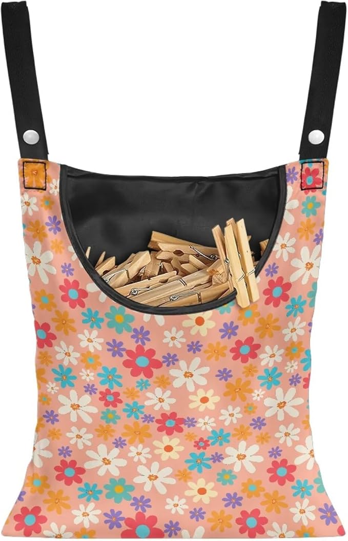 Clothespin Bag, Large Clothes Pin Hanging Bag, Pin Bag by Unknown