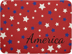 Red Stars America 4th of July Dish Drying Pad 18 x 24 Inch by APORTT