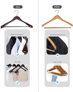 Nature Smile Luxury Mahogany Wooden Suit Hangers - Image 7