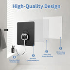 Adhesive Wall Hooks for Hanging - 60lb Heavy Duty Waterproof & Rustproof - Image 6