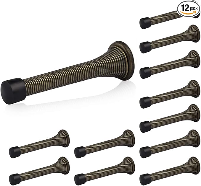 HOMOTEK 12 Pack Spring Door Stopper by HOMOTEK