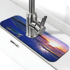 Sea turtle Kitchen sink faucet pad, strong water absorption, anti slip by Unknown