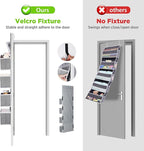 Univivi Door Hanging Organizer Nursery Closet Cabinet Baby Storage - Image 4