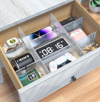 8pcs DIY Plastic Drawer Organizer Adjustable Drawer Dividers - Image 3