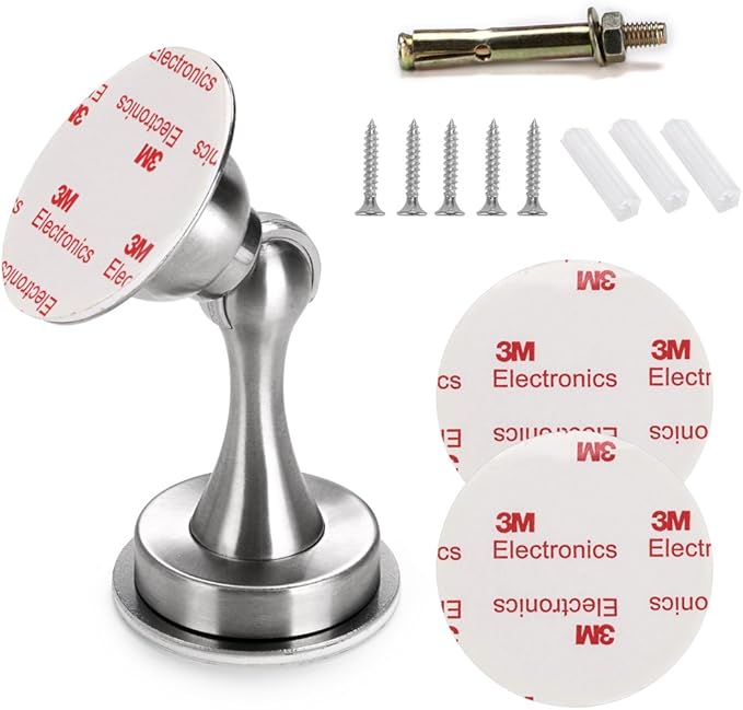 Sumnacon Magnetic Door Stopper, Heavy Duty Stainless Steel Door Stop Holder Come by Sumnacon