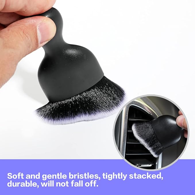 Car Interior Detailing Brush, Soft Bristle Cleaning Brush Car Detailing Brush - Image 6