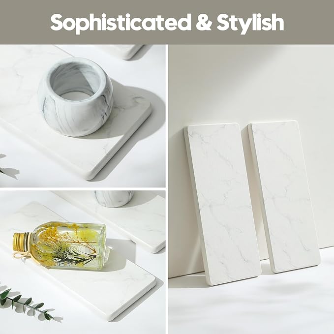2PCS Water Absorbing Stone Drying Tray - Image 6