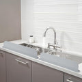 19.29 inch Kitchen Sink Splash Guard, Silicone Sink Baffle Splash Guard by Unknown