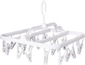 Foldable Clip Hangers with 26 Drying Clips, Underwear Hanger with Clips by Annaklin