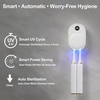 UV Toothbrush Sanitizer Holder Wall Mounted - Image 5
