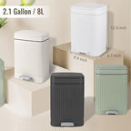 rejomiik Small Bathroom Trash Can - Image 7