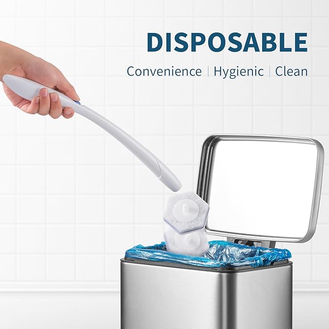Compatible with Clorox Toilet Wand – Disposable Toilet Brush Head Refills - Image 6