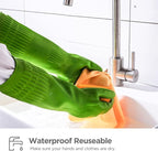 Rubber dishwashing gloves 3 or 6 Pairs - Image 4