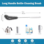 16 inches Long Handle Black Bottle Cleaning Brushes - Image 2