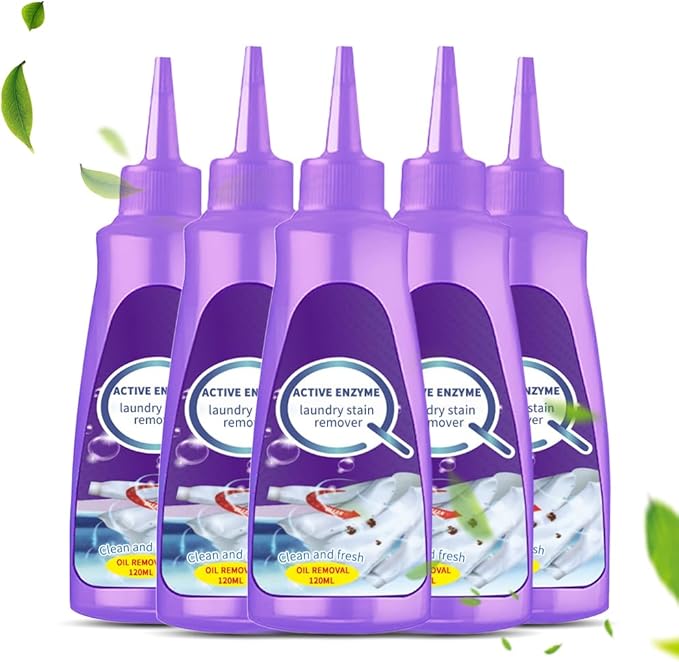 Active Enzyme Laundry Stain Remover, 2025 New Active Enzyme Clothing Stain by Auiepet