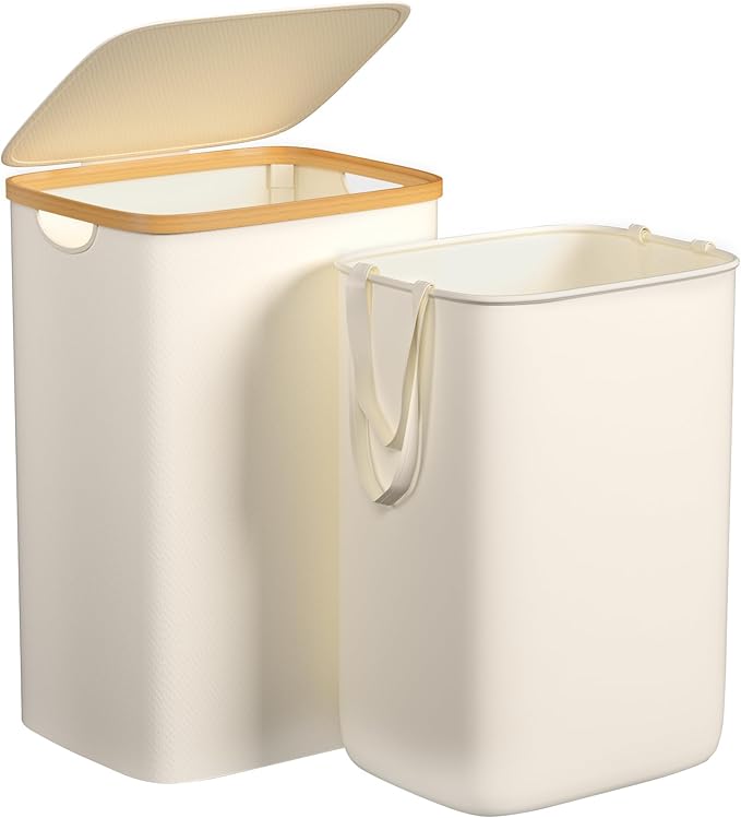 Large Laundry Hamper, 75L Waterproof Laundry Basket by Foluck