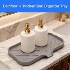 Sponge Holder for Kitchen Sink, Silicone Sponge Dish Tray - Image 3