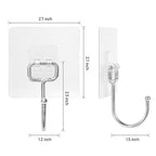 FACURY Large Adhesive Hooks 22Ib, Waterproof and Rustproof Wall Hooks - Image 7
