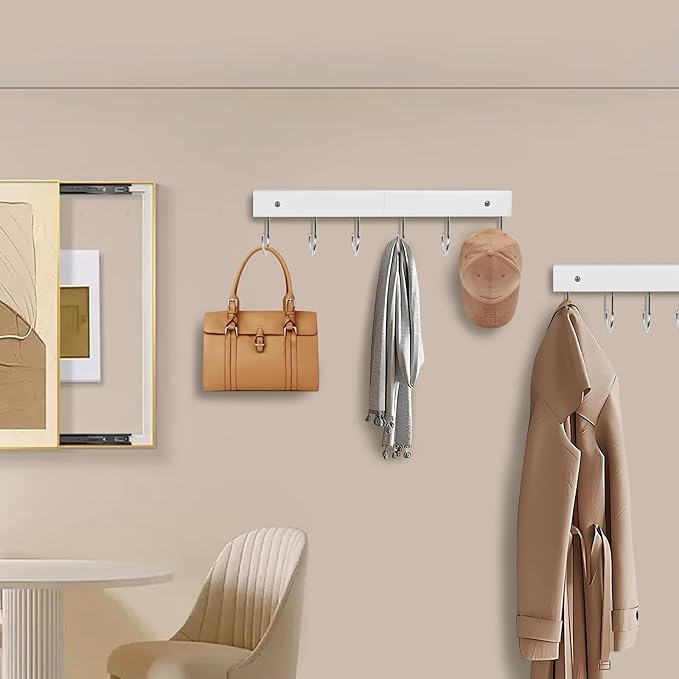 2 Pack Coat Rack Wall Mount - Image 5