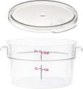 Cambro RFSCW2135 Camwear 2-Quart Clear Round Food Storage Container by CambroManufacturing