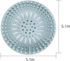 2 Pack, Drain Strainers, Hair Catcher Shower Drain Covers Protector, Flexible - Image 2