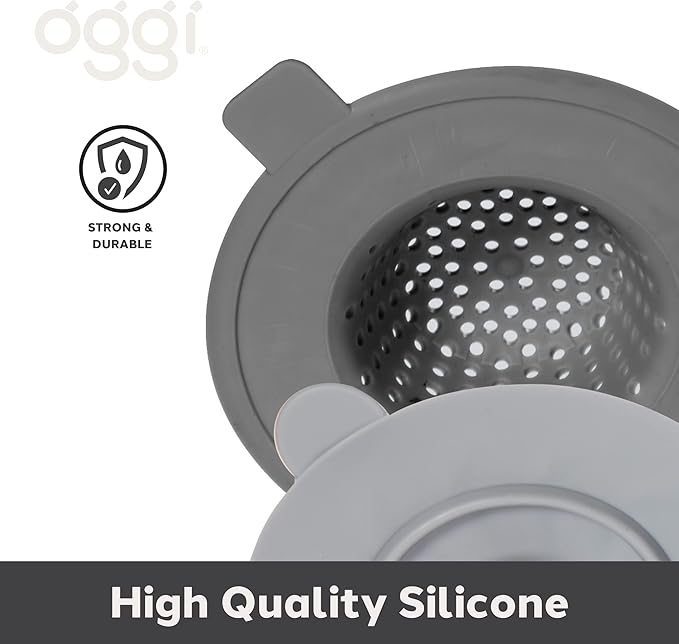 OGGI Silicone Sink Strainer & Stopper Set- Great Kitchen Sink Strainer - Image 5